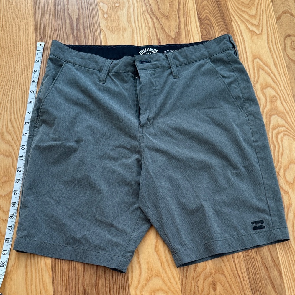 Billabong Men's Charcoal Flat Front Shorts